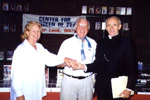 Paddy Nolan with Bishop Edmond Carmody