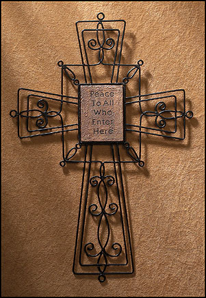 Peace to All Who Enter Cross