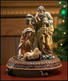 Matteo Nativity with Round Base