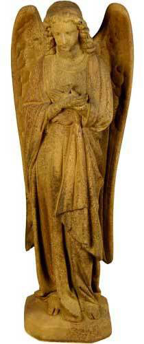 Chapel Crossed Angel 26" Statue