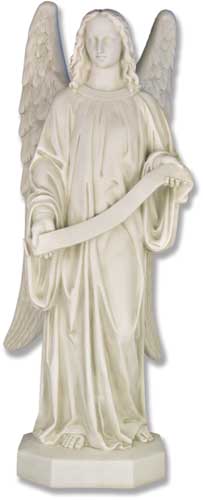 Banner Angel Left 49" Statue