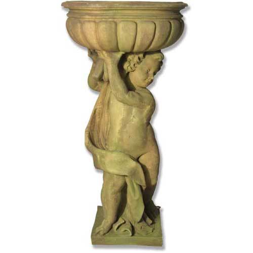 Cherub Planter-R 46" Statue