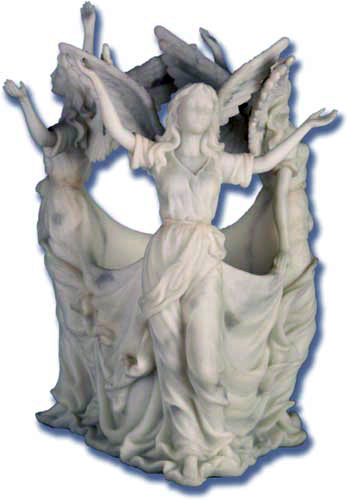 TARIO ANGEL VASE STATUE