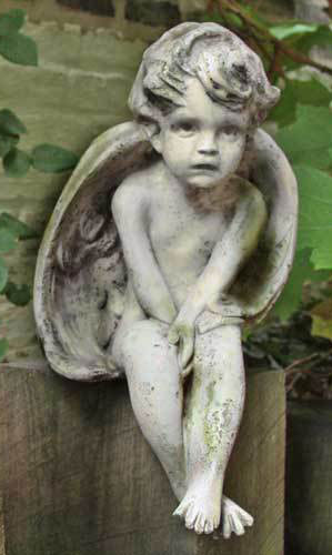 Meditation Cherub Small 12" Statue