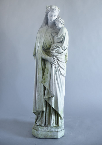 Queen Mary And Child 25" H Statue
(Our Lady Of Wisdom - Sedes Sapientiae) Queen