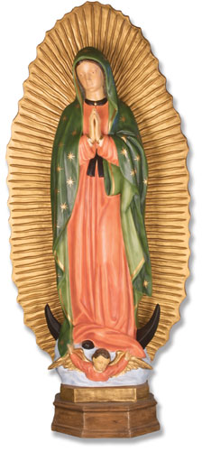 Our Lady Guadalupe with Sunburst 56 Statue