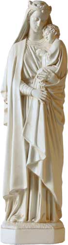 Queen Mary And Child 25" H Statue
(Our Lady Of Wisdom - Sedes Sapientiae) Queen Mary And Child 25 Statue