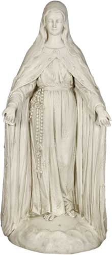 Mary of the Rosary with Lace 49 Statue