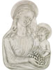 Madonna Eucharist Plaque Statue