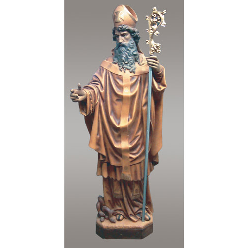 Saint Patrick Staff Realistic 72" Statue