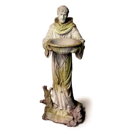 Saint Francis with Bowl Statue