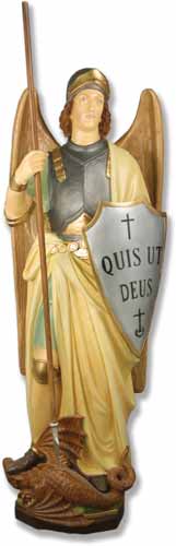 Saint Michael (Sheild) 55" Statue