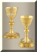 Grape Vine and Wheat Chalice and Paten