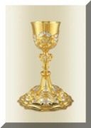 17th Century Baroque Chalice and Paten