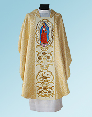 Our Lady of Guadalupe Hand Embroidered Chasuble